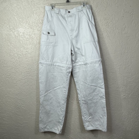 St. John's Bay Pants - Vintage St. John's Bay Cargo Pants Womens 16 Convertible Cotton Utility‎ Pockets